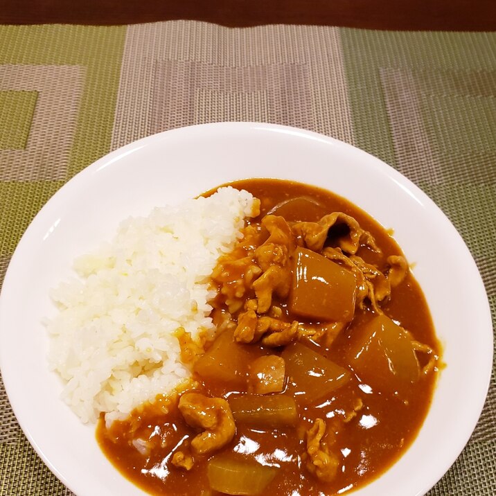 さっぱり食べたい！豚肉と 大根の 和風カレー